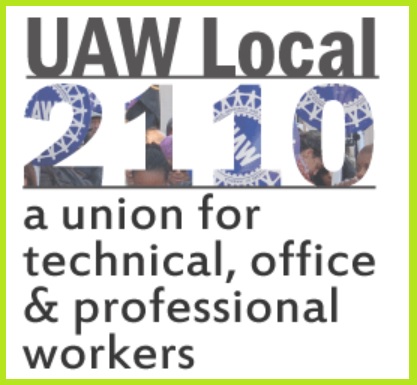 Web site for UAW Local 2110 in New York