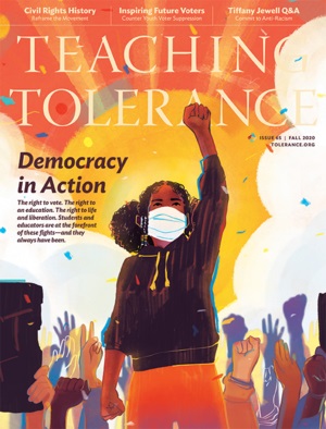 image of Teaching Tolerance magazine for fall 2020